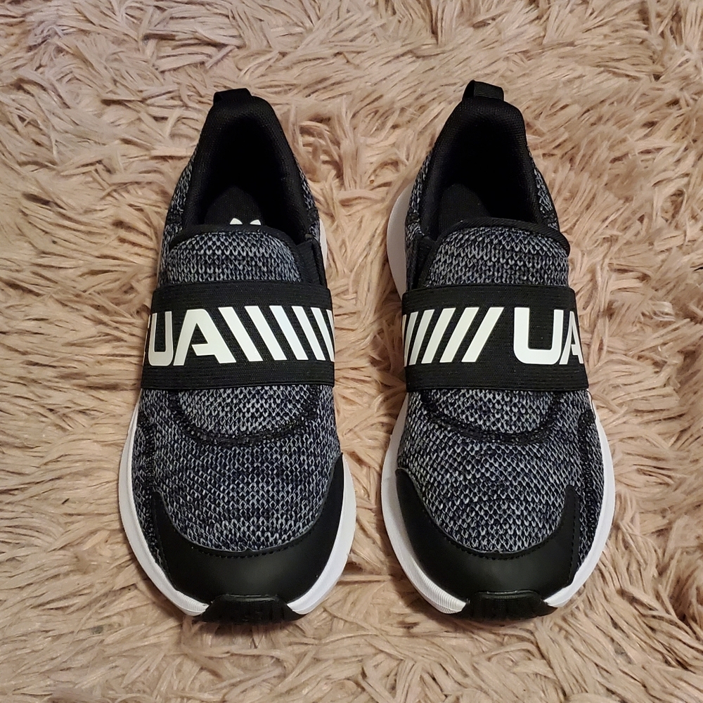 Under Armor Slip-On Sneakers Black 5 Youth